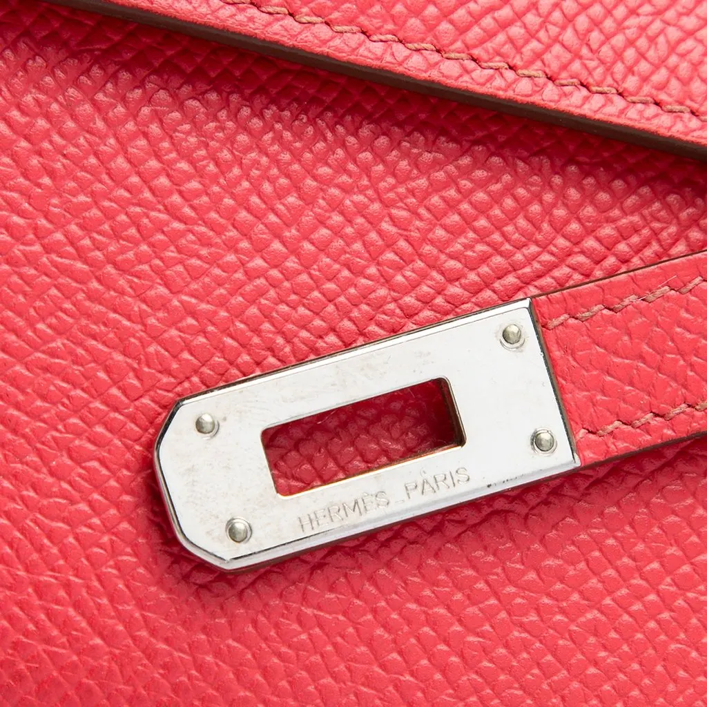 Hermès Epsom Mysore Kelly Longue Wallet Red Leather Very good - Box View