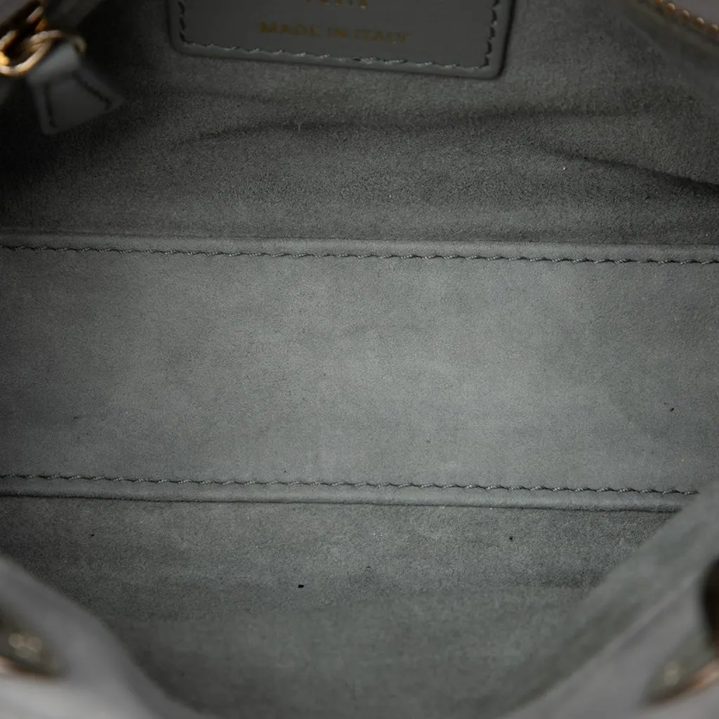 Dior Mini Velvet Cannage Lady Dior MultiColor Very good - Model View