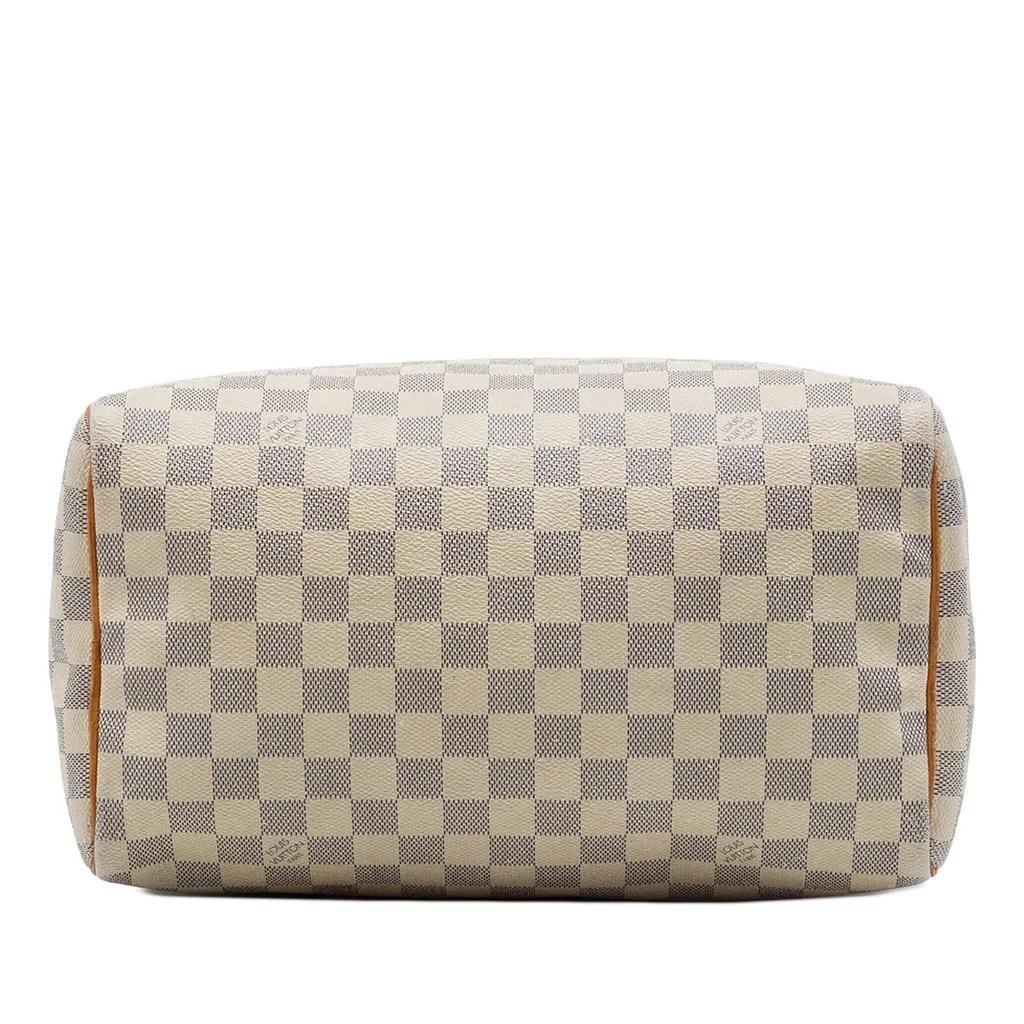 Louis Vuitton Damier Azur Speedy 30 White Canvas Very good - Inside View