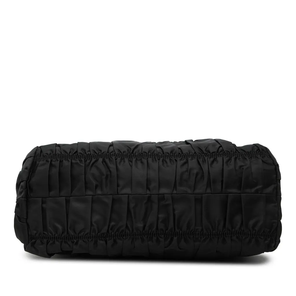Prada Tessuto Gaufre Tote Black Polyamide Good - Inside View