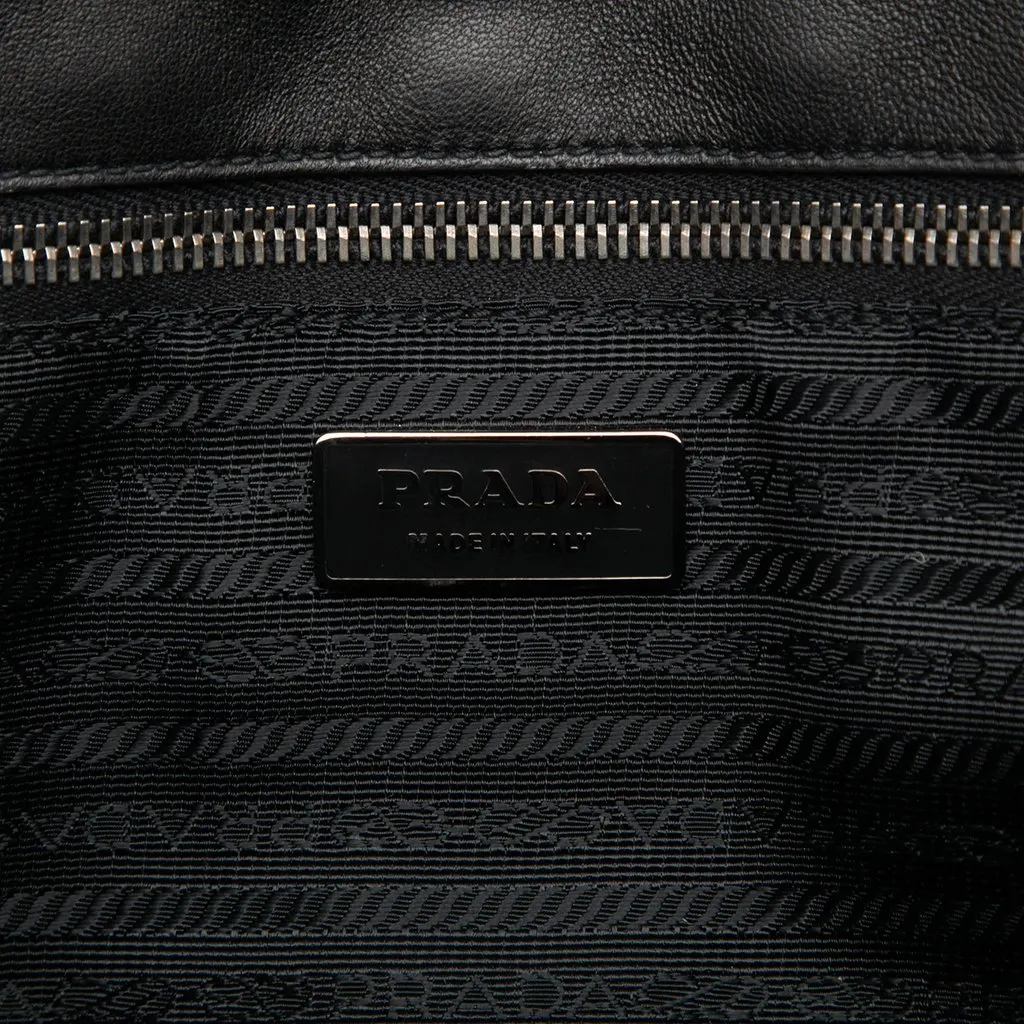 Prada Tessuto Gaufre Tote Black Polyamide Good - Box View