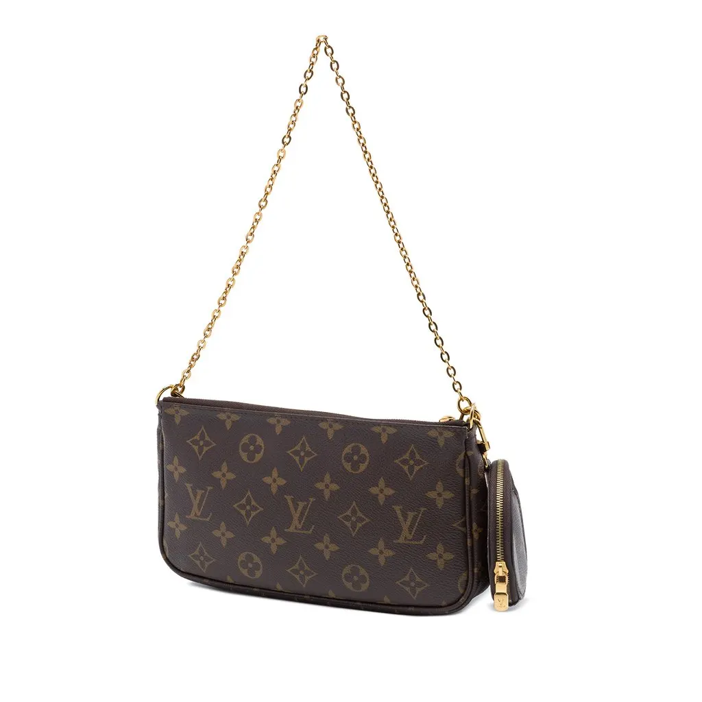 Louis Vuitton Monogram Multi Pochette Accessoires Brown Very good - Back View