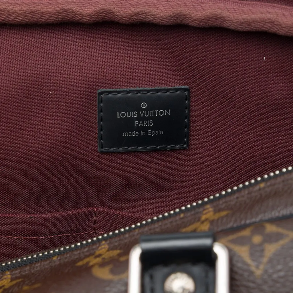 Louis Vuitton Monogram Macassar Porte Documents Jour Brown Canvas Very good - Box View