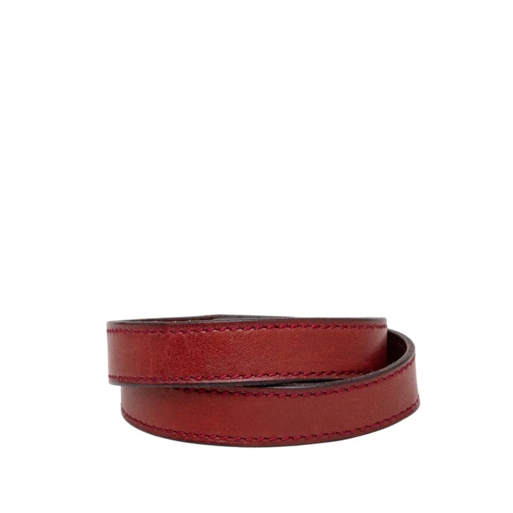Hermès Swift Kelly Double Tour Bracelet Red Leather Very good - Inside View