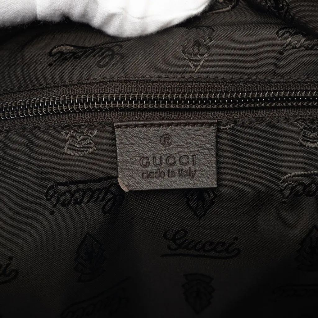Gucci Guccissima Messenger Bag Brown Leather Very good - Box View