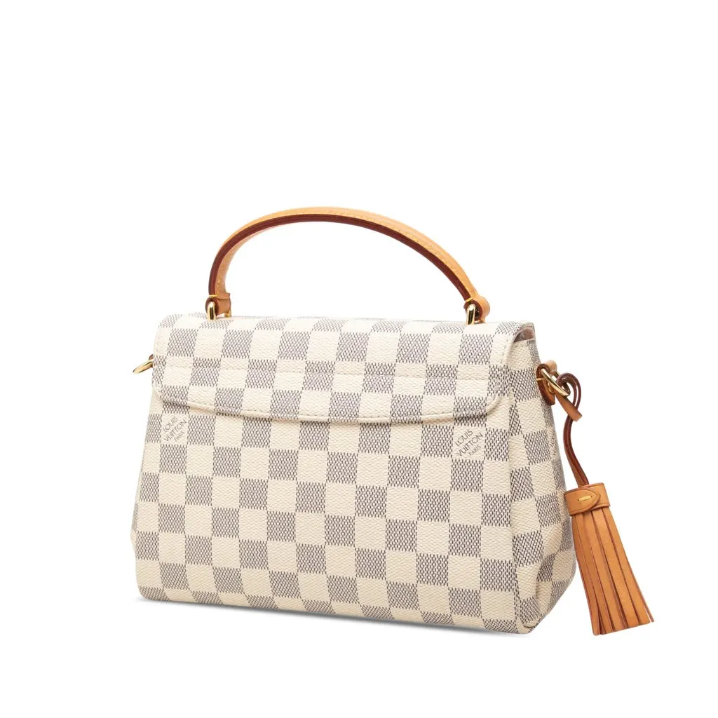 Louis Vuitton Damier Azur Croisette White Very good - Back View