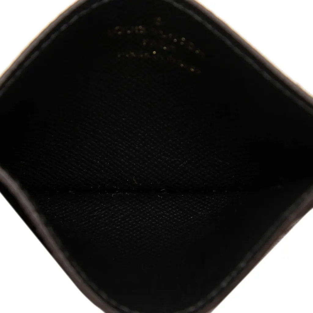 Louis Vuitton Monogram Reverse Card Holder Brown Canvas Very good - Model View