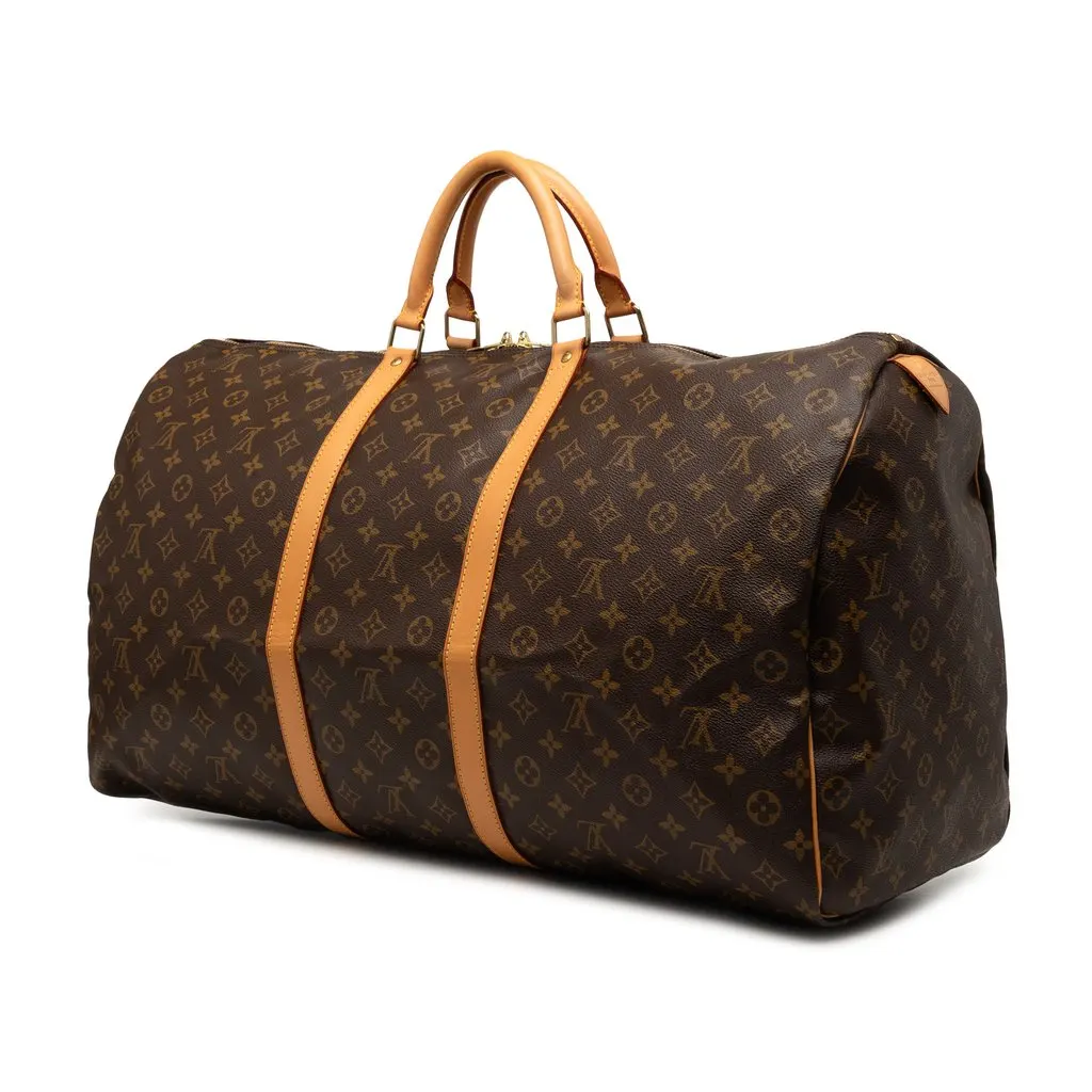 Louis Vuitton Monogram Keepall 60 Brown Very good - Back View