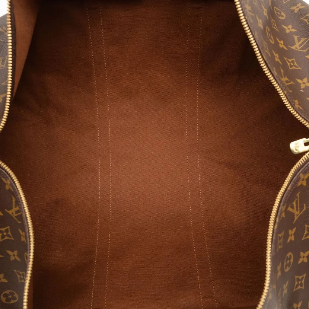 Louis Vuitton Monogram Keepall 60 Brown Very good - Model View