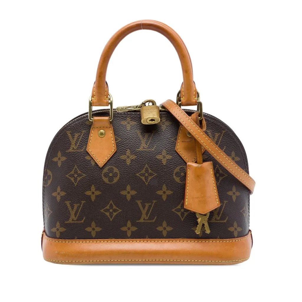 Louis Vuitton Monogram Alma BB Brown Very good - Front View