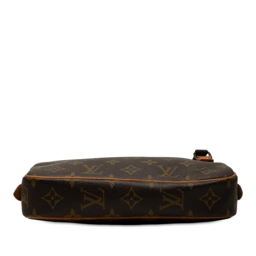 Louis Vuitton Monogram Pochette Marly Bandouliere Brown Canvas Good - Inside View