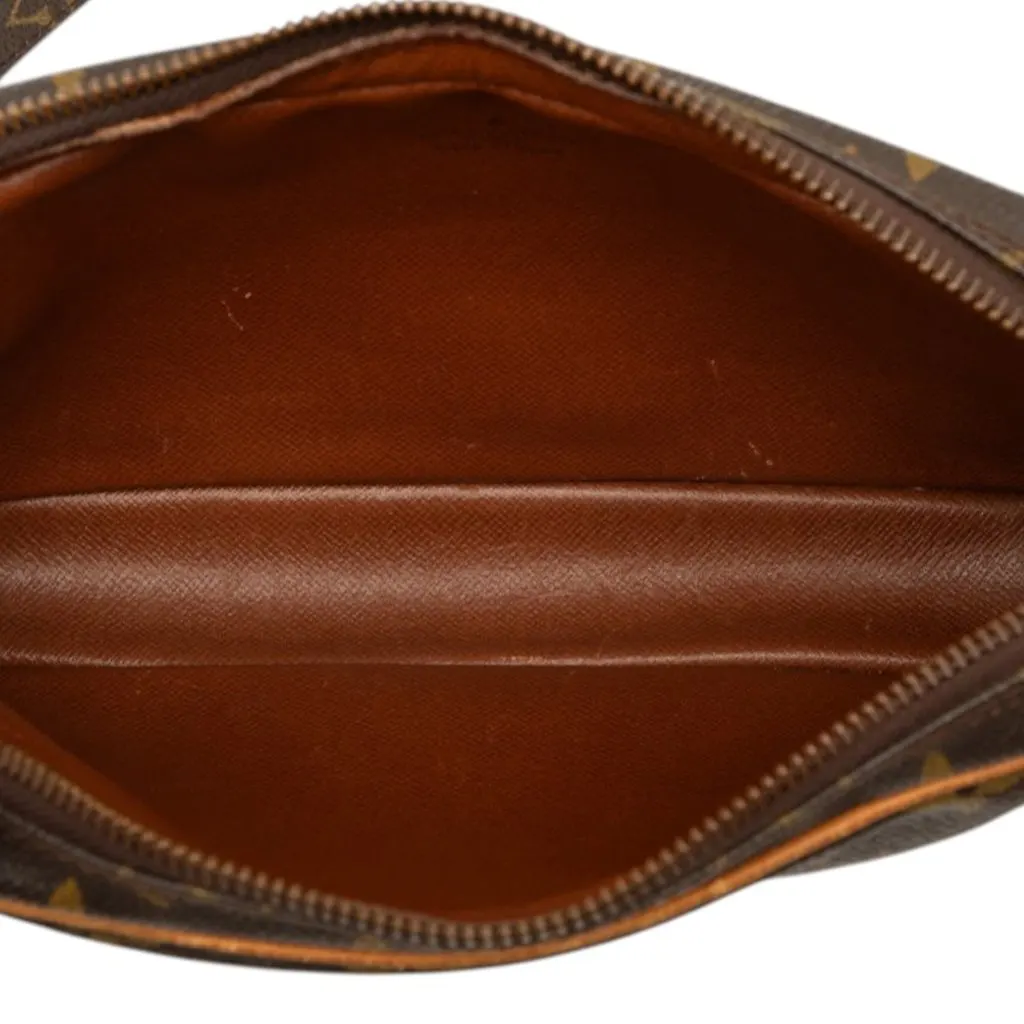 Louis Vuitton Monogram Pochette Marly Bandouliere Brown Canvas Good - Model View