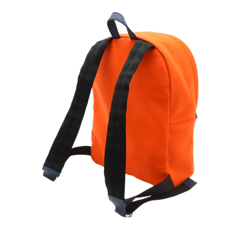 Fendi Neoprene Pineapple Backpack Orange Very good - Back View
