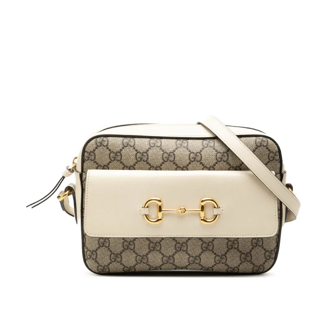Gucci Small GG Supreme Horsebit 1955 Crossbody