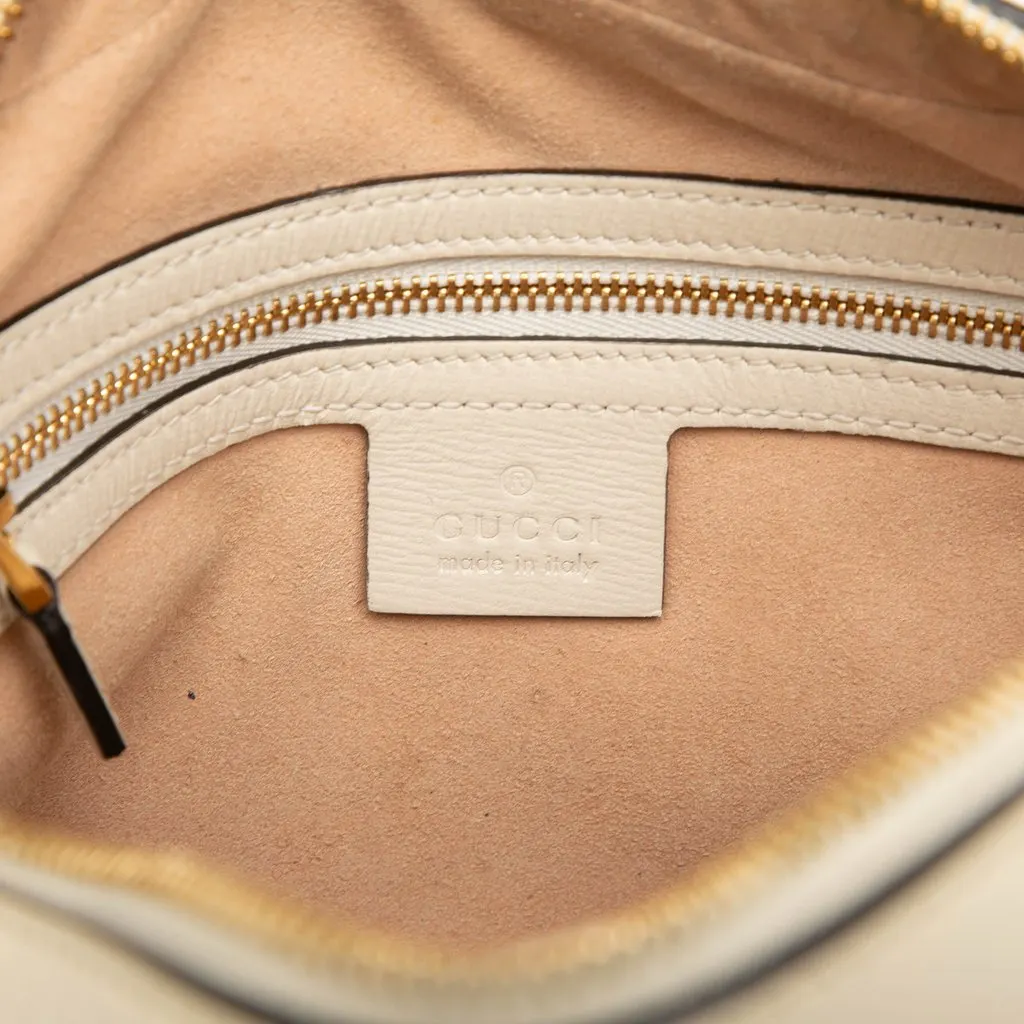 Gucci Small GG Supreme Horsebit 1955 Crossbody Beige Very good - Box View