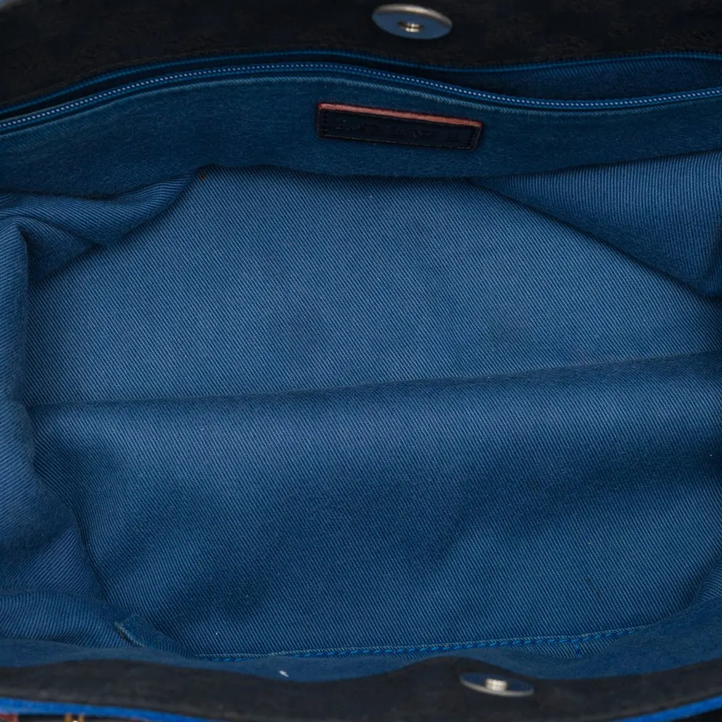 Loewe Anagram Canvas Tote Black Canvas Very good - Model View