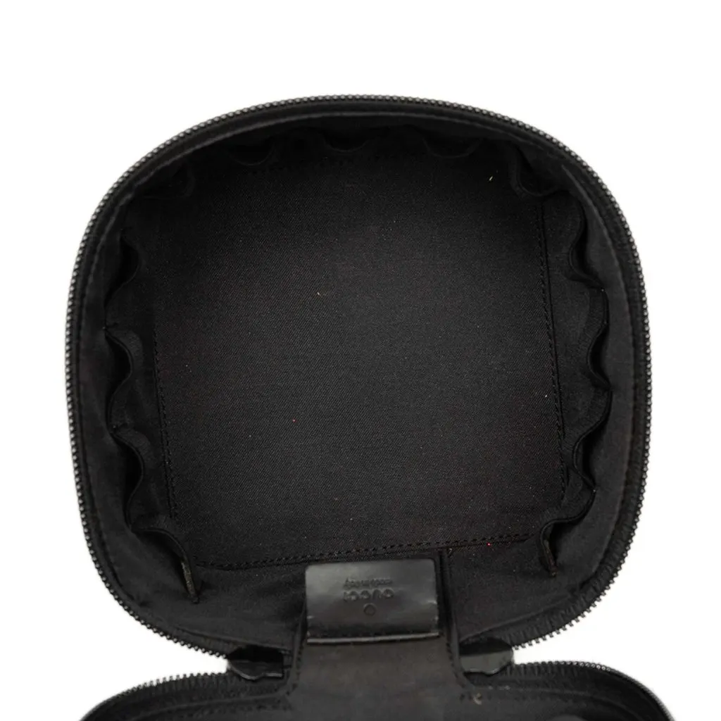 Gucci Mini GG Canvas Vanity Bag Black Very good - Model View