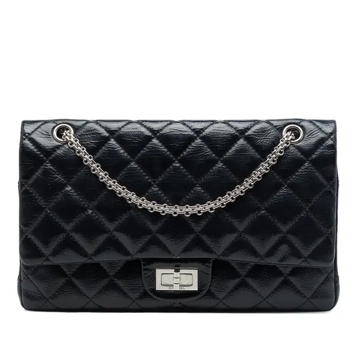 Chanel مبطّنة Aged جلد العجل Reissue 2.55 مزدوجة بغطاء 227