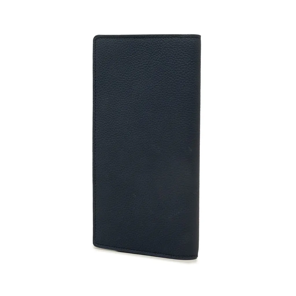 Louis Vuitton Aerogram Brazza Wallet Blue Leather Very good - Back View
