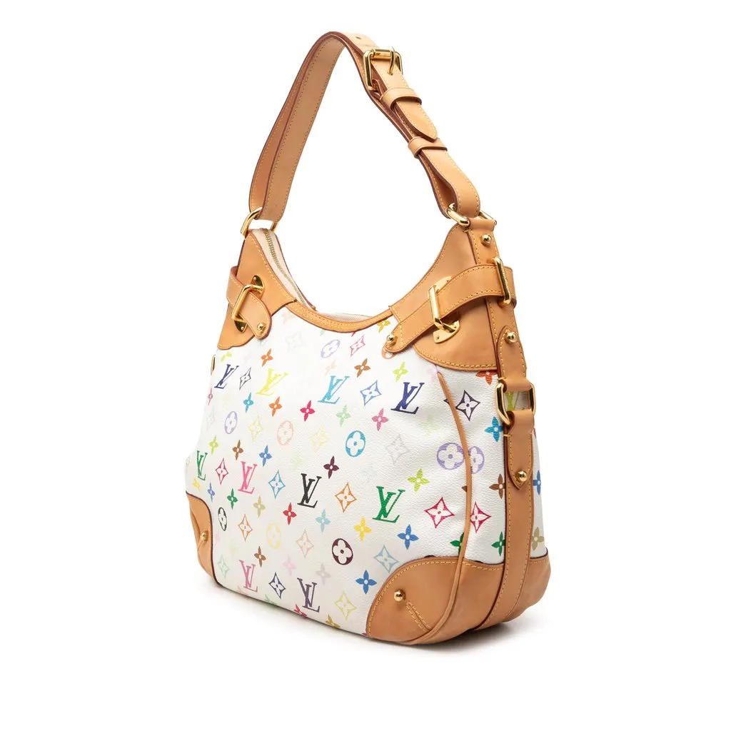 Louis Vuitton Monogram Multicolore Greta White Very good - Back View