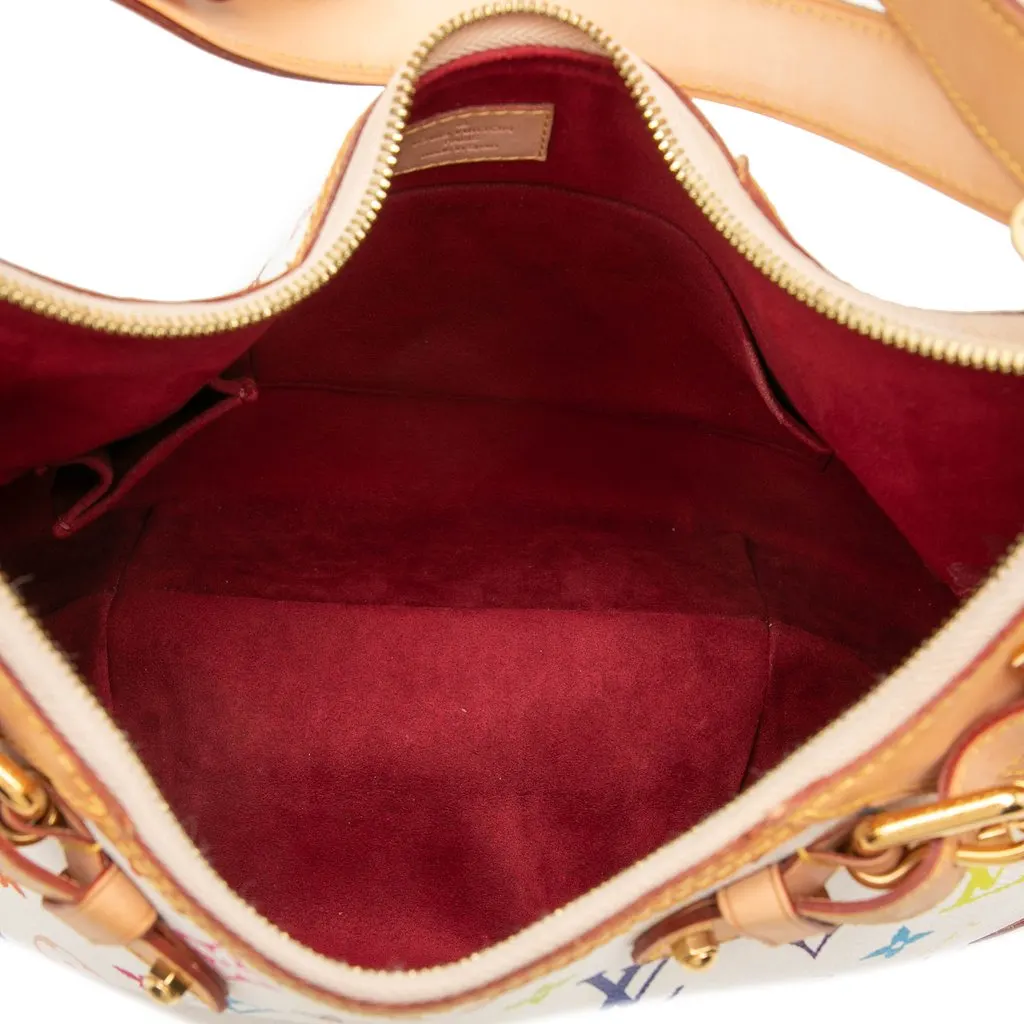 Louis Vuitton Monogram Multicolore Greta White Very good - Model View