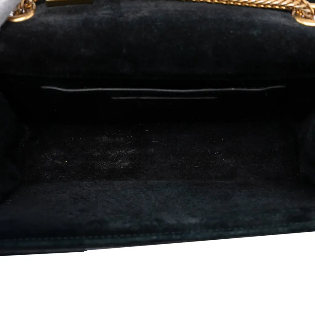 Saint Laurent Small Smooth Calfskin Monogram Kate Tassel Crossbody Black Leather Very good - Model View