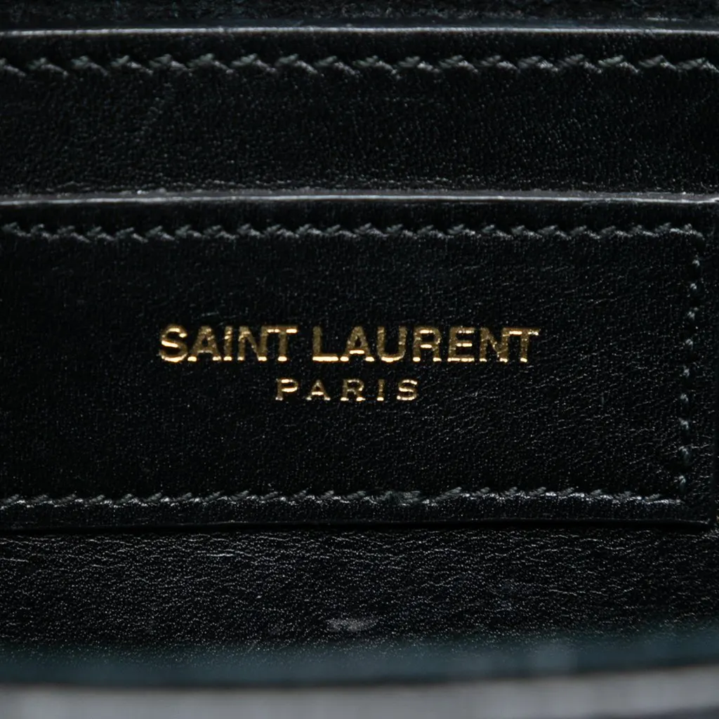 Saint Laurent Small Smooth Calfskin Monogram Kate Tassel Crossbody Black Leather Very good - Box View