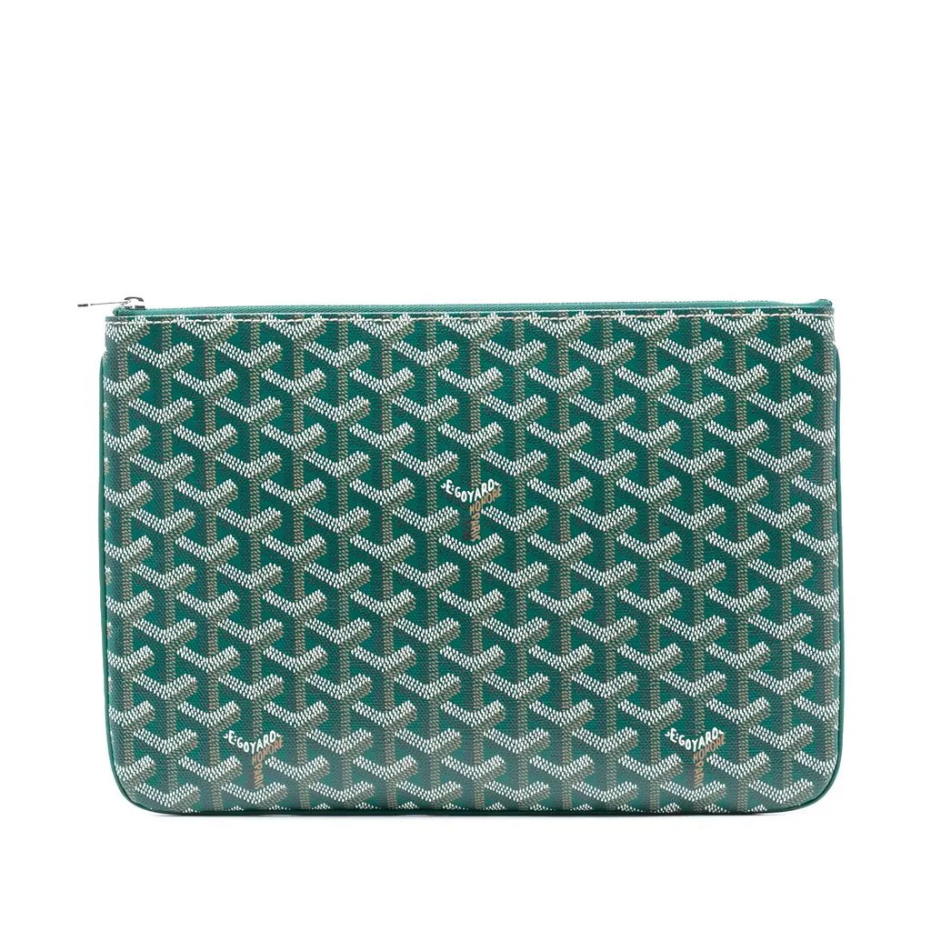 Goyard Goyardine Senat MM Green Very good - Front View
