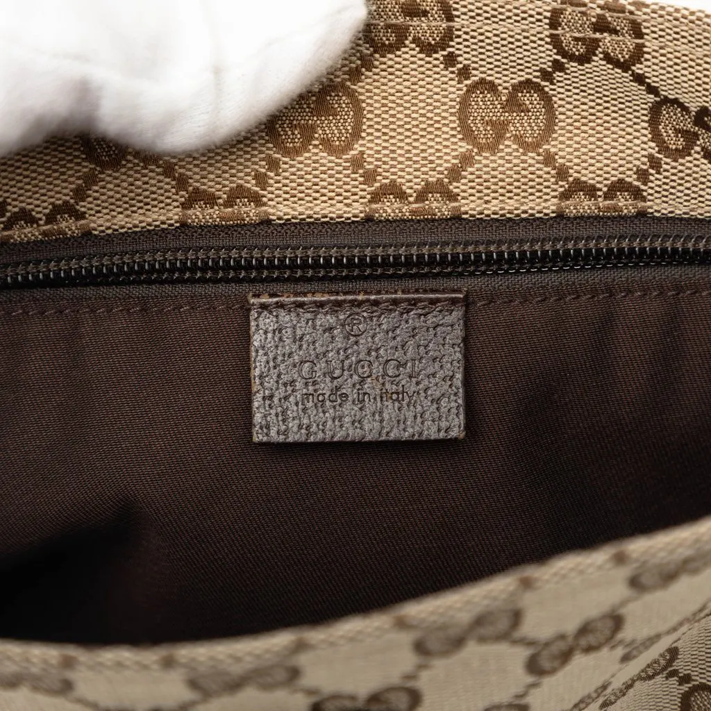 Gucci GG Canvas Web Crossbody Beige Very good - Box View