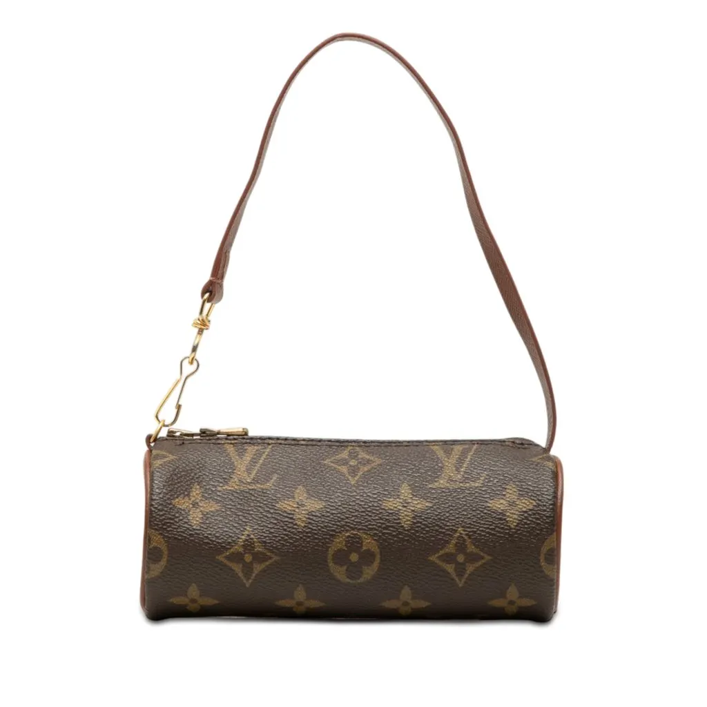 Louis Vuitton Monogram Papillon Pochette Brown Very good - Front View