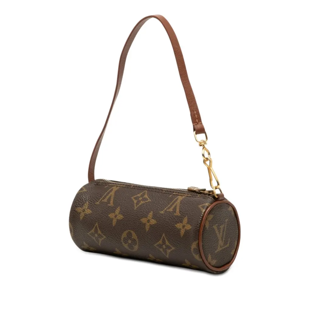 Louis Vuitton Monogram Papillon Pochette Brown Very good - Back View