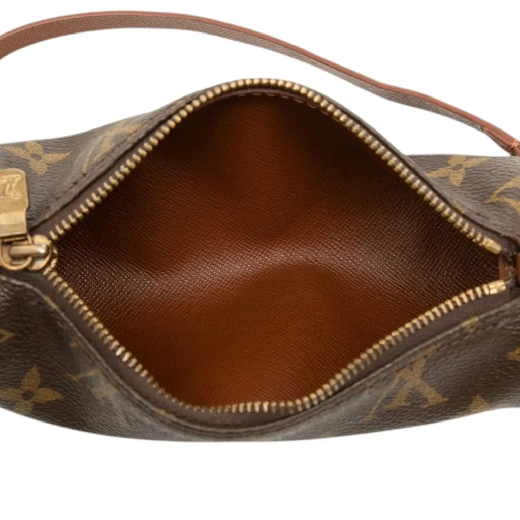 Louis Vuitton Monogram Papillon Pochette Brown Very good - Model View