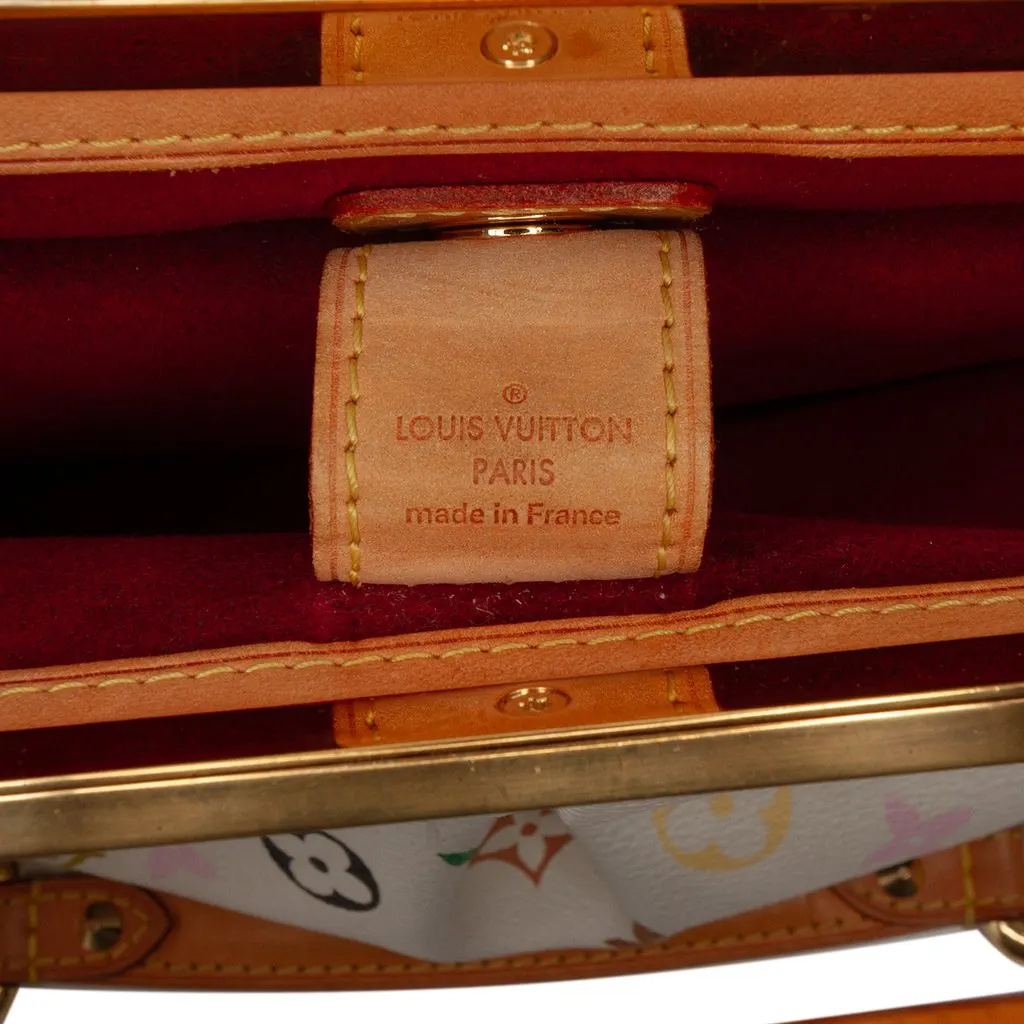 Louis Vuitton Monogram Multicolore Judy MM White Canvas Very good - Box View