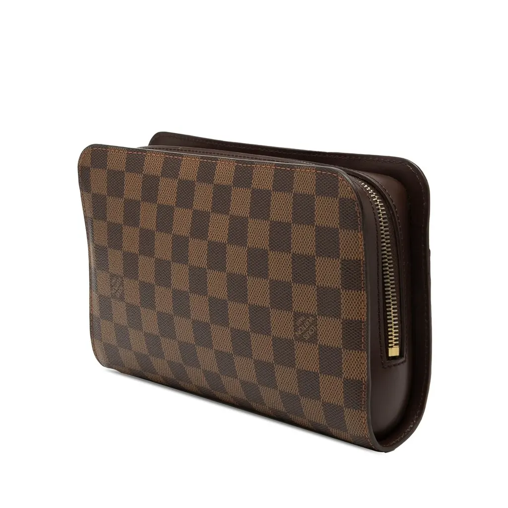 Louis Vuitton Damier Ebene Saint Louis Pochette Brown Very good - Back View