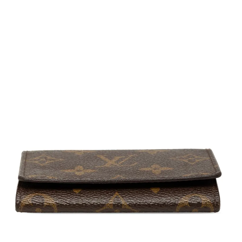 Louis Vuitton Monogram Envelope Business Card Holder Brown Canvas Very good - Inside View