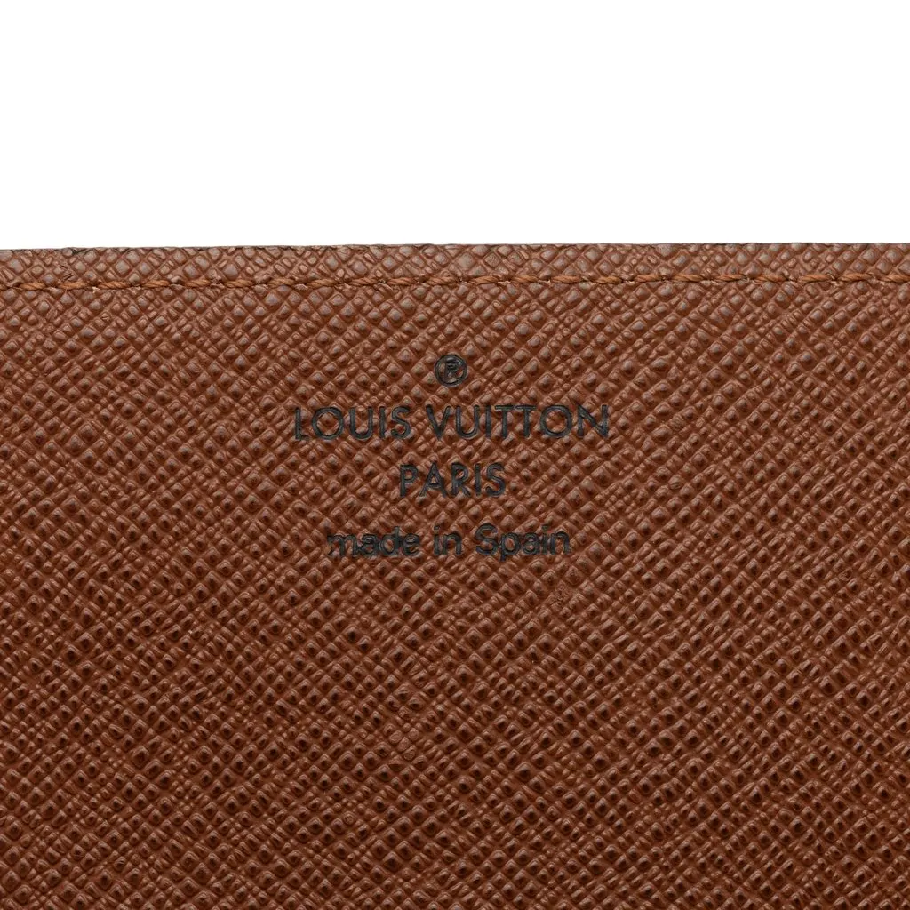Louis Vuitton Monogram Envelope Business Card Holder Brown Canvas Very good - Box View