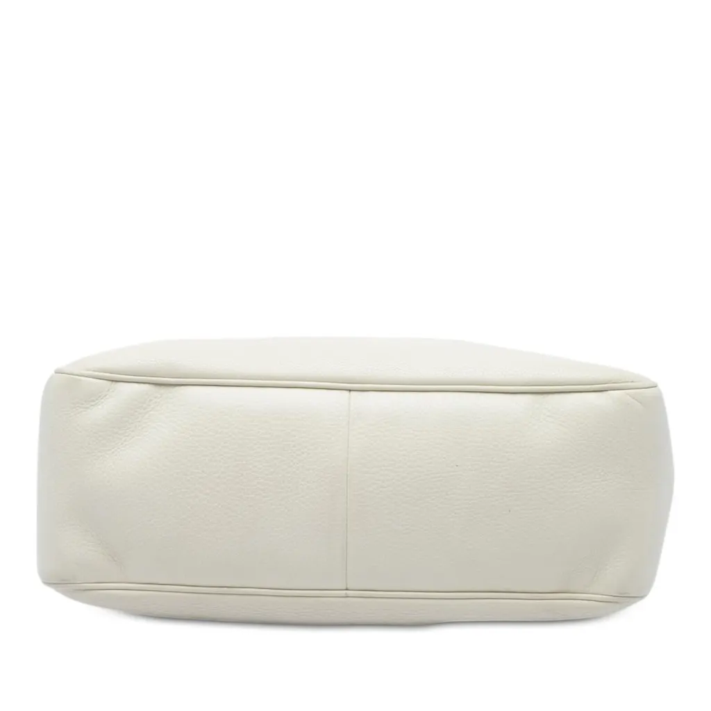Gucci Calfskin Soho Chain Shoulder Bag White Leather Very good - Inside View