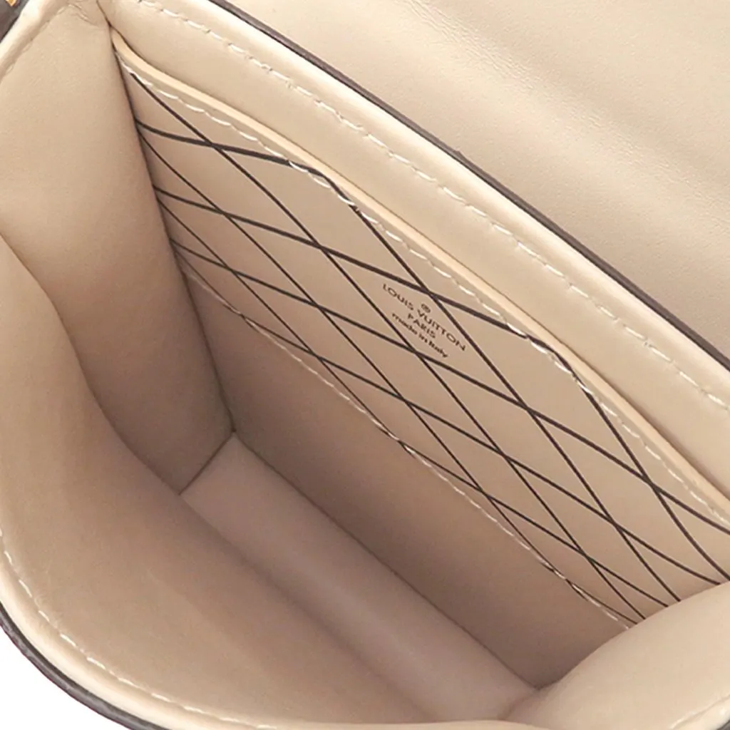 Louis Vuitton Monogram Reverse Pochette Trunk Verticale Brown Very good - Model View