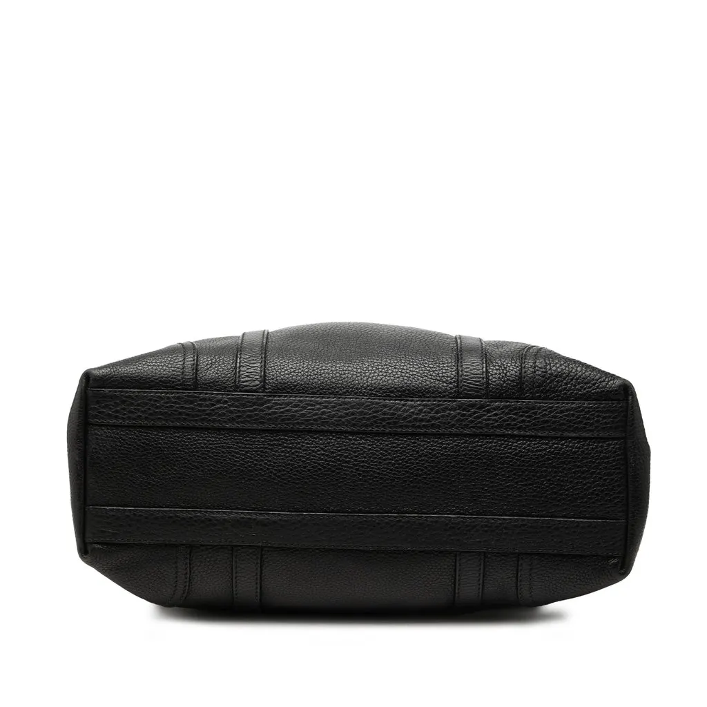 Prada Vitello Daino Buckle Tote Black Leather Very good - Inside View