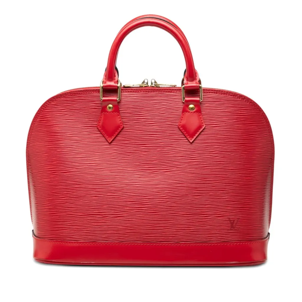 Louis Vuitton Epi Alma PM Red Leather Very good - Front View