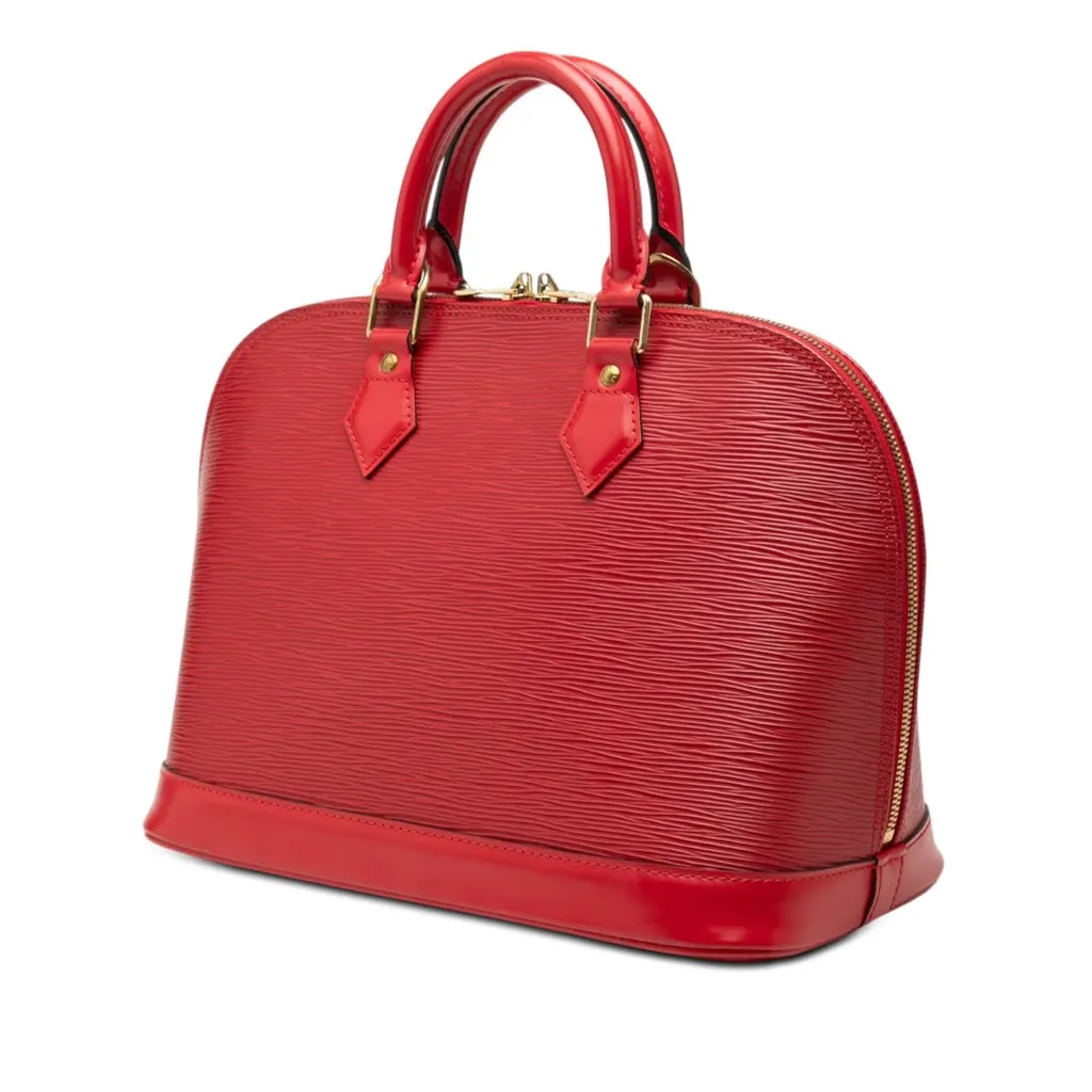 Louis Vuitton Epi Alma PM Red Leather Very good - Back View
