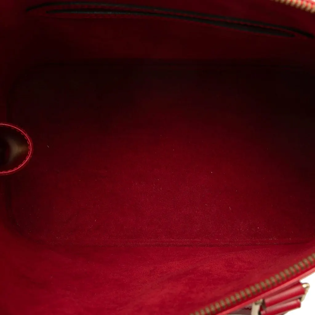 Louis Vuitton Epi Alma PM Red Leather Very good - Model View