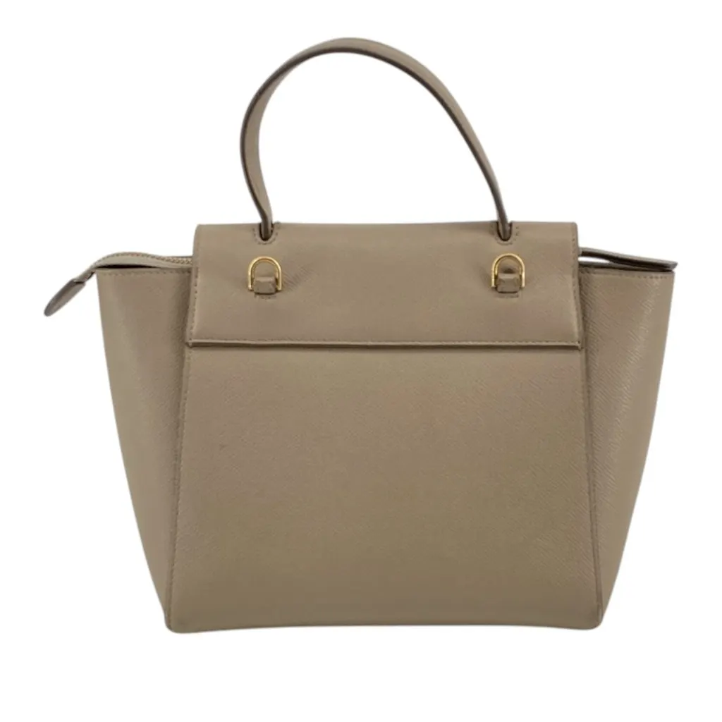 Celine Nano Grained Calfskin Belt Bag Beige Leather Very good - Inside View