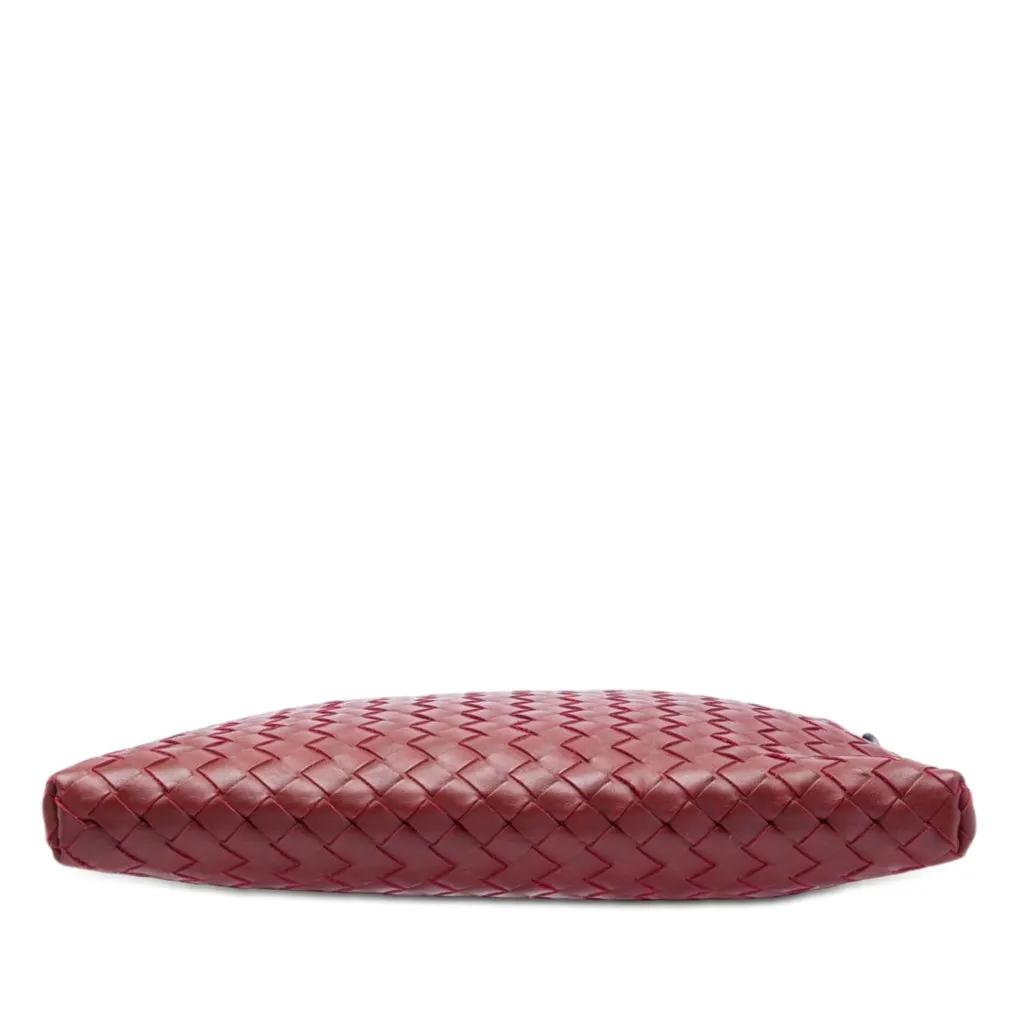 Bottega Veneta Nappa Intrecciato VN Crossbody Red Leather Very good - Inside View