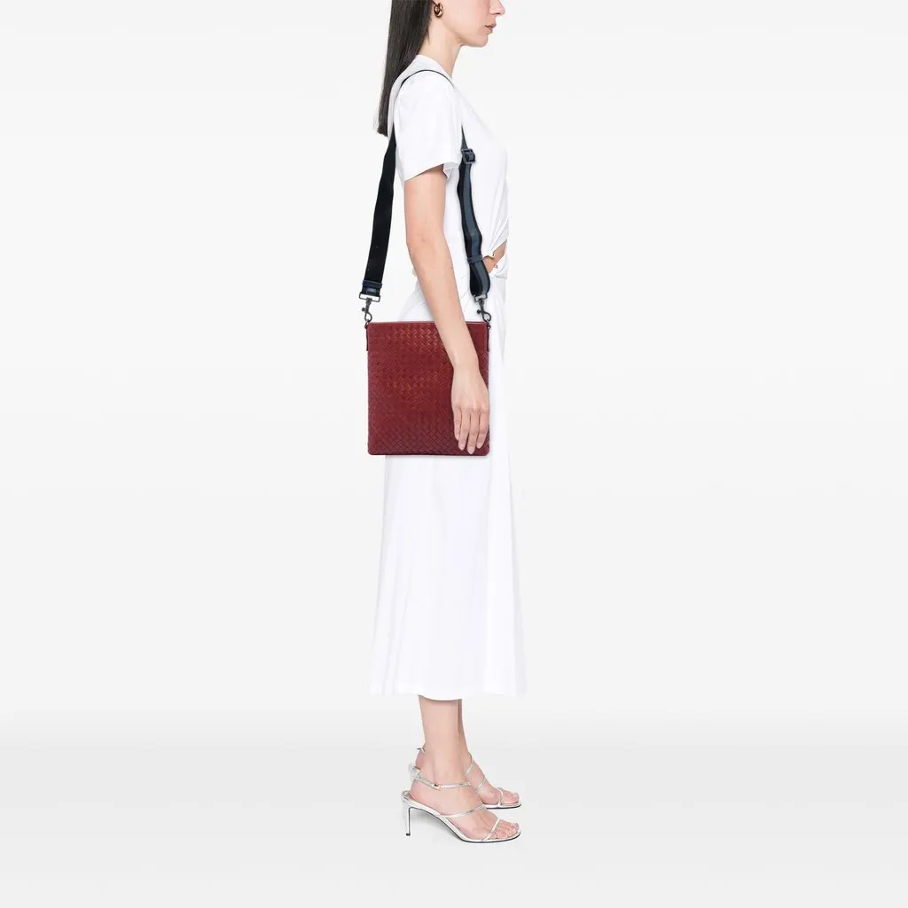 Bottega Veneta Nappa Intrecciato VN Crossbody Red Leather Very good - Box View