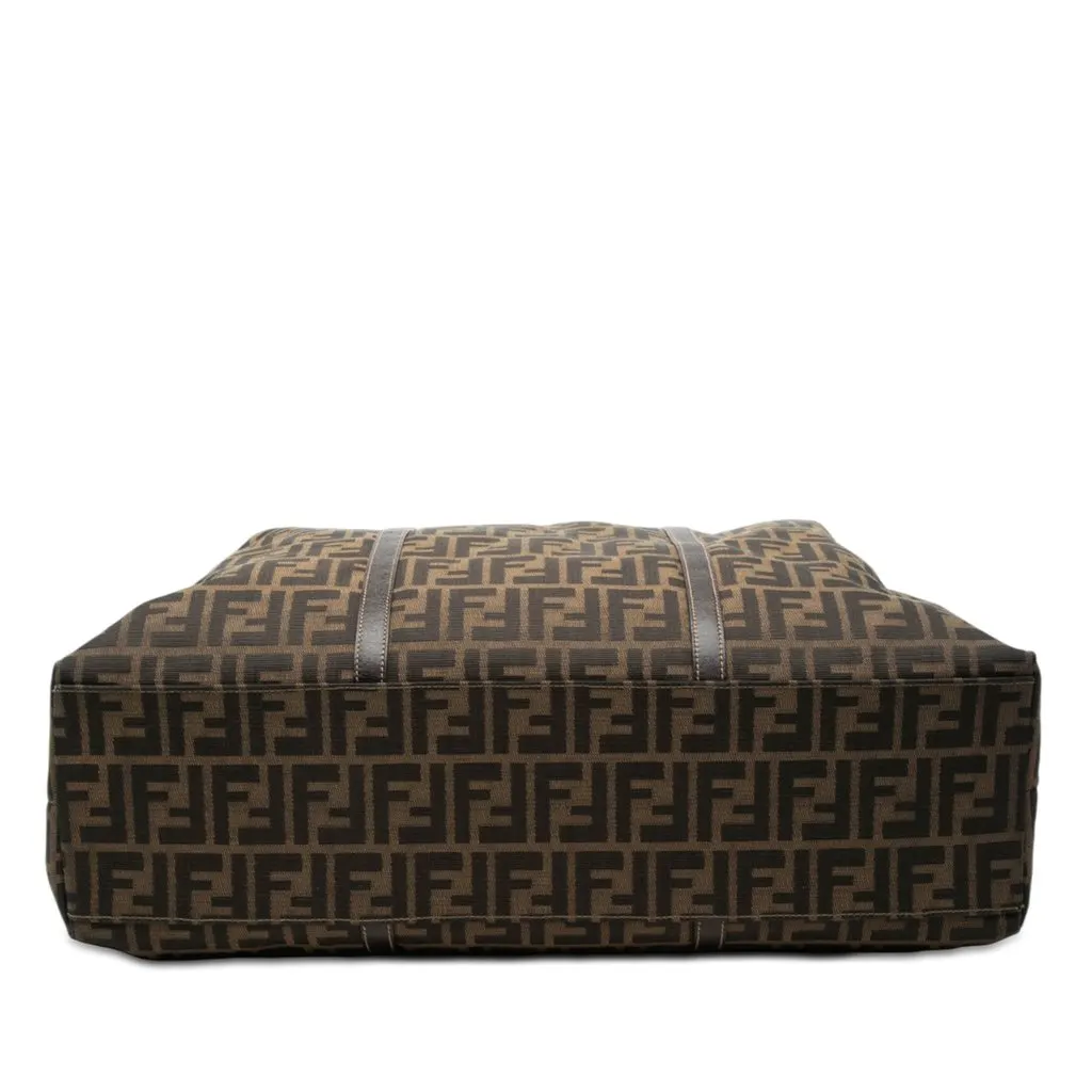 Fendi Zucca Canvas Travel Bag Brown Very good - Inside View