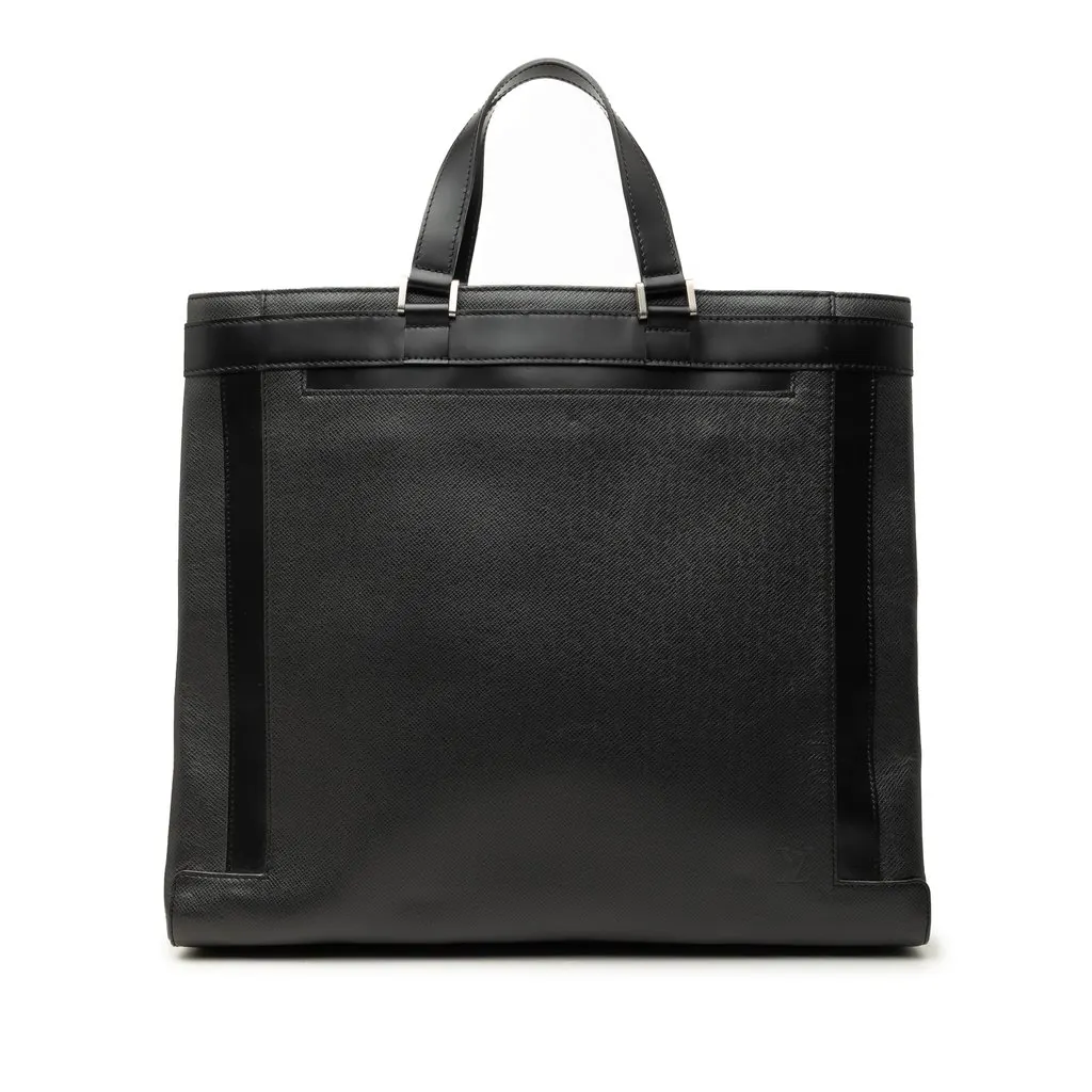 Louis Vuitton Taiga Kasbek GM Black Leather Very good - Front View