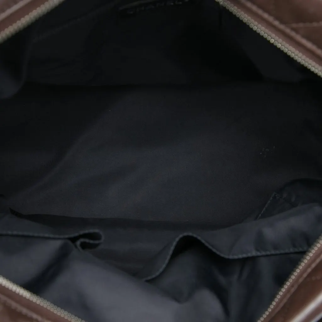 Chanel Paris Biarritz Fantasy Faux Fur Tote Brown Fur Good - Model View