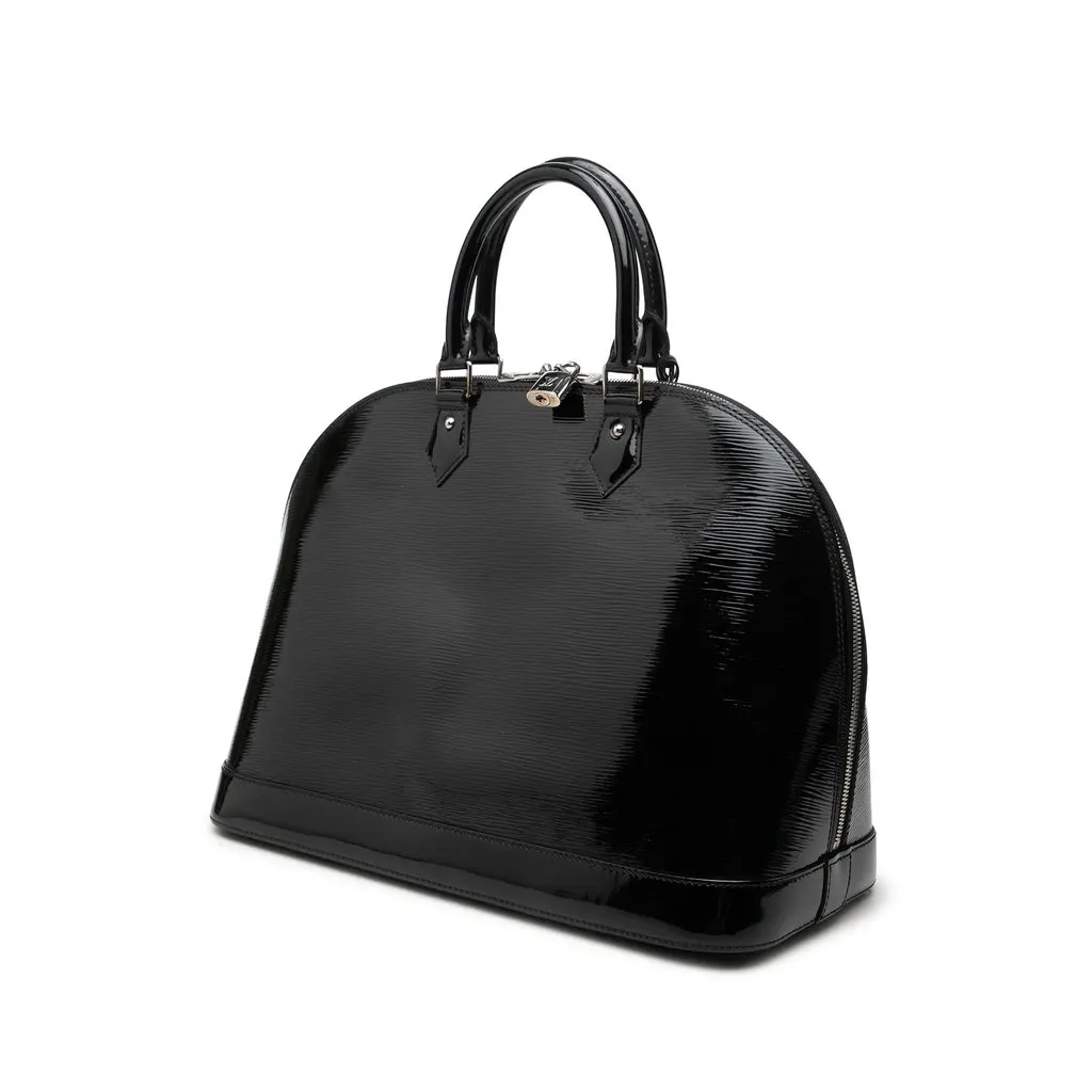 Louis Vuitton Electric Epi Alma GM Black Leather Good - Back View