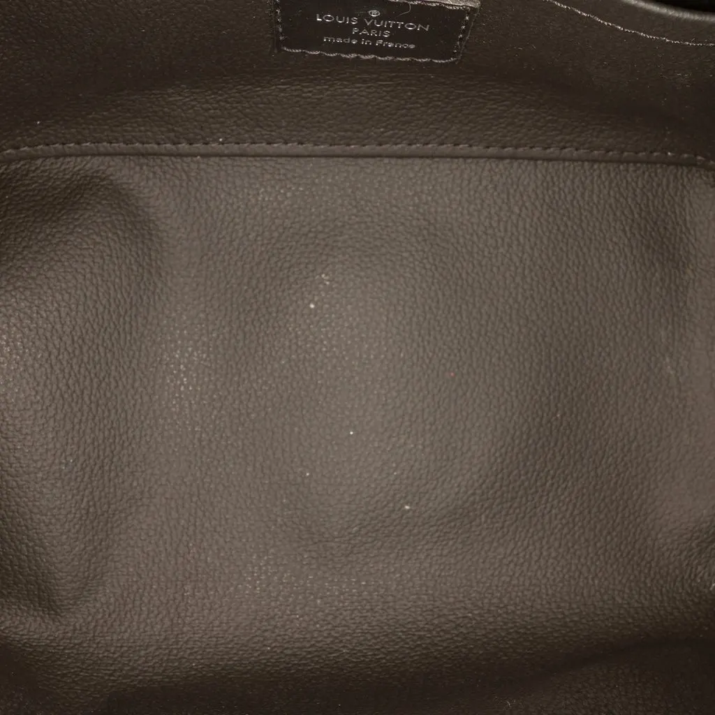 Louis Vuitton Monogram Eclipse Locker Dopp Kit Clutch Black Very good - Model View